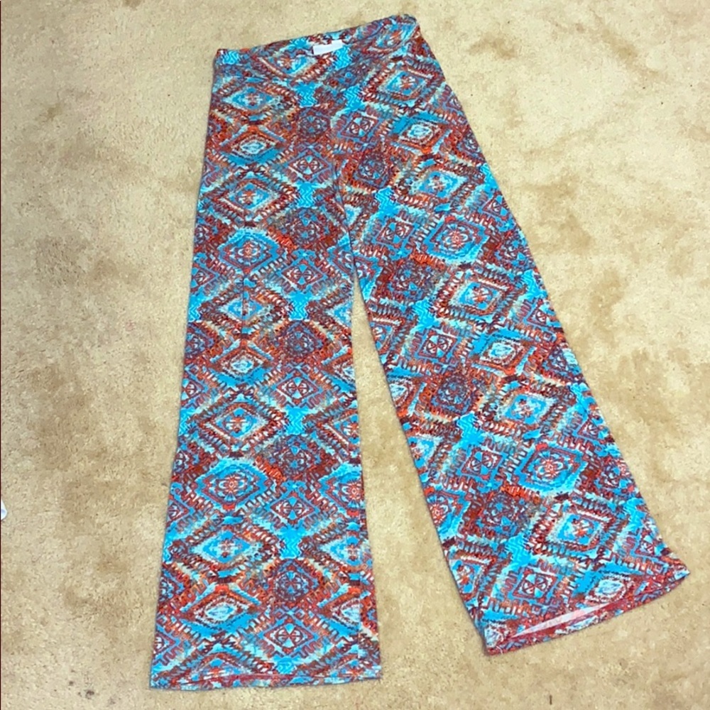 Boho/hippie wide leg pants